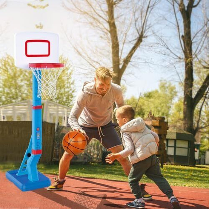 YAOASEN Toddler Basketball Hoop Indoor Mini Adjustable Poolside Basketball