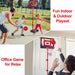 Kids Basketball Hoop Adjustable Height 3.5 Ft-6.2 Ft Indoor & Outdoor Portabl...