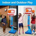 YAOASEN Toddler Basketball Hoop Indoor Mini Adjustable Poolside Basketball
