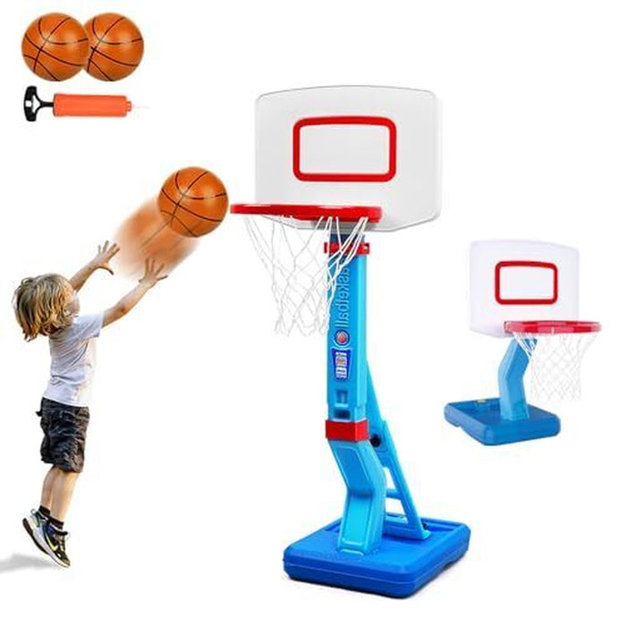 YAOASEN Toddler Basketball Hoop Indoor Mini Adjustable Poolside Basketball