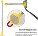 Golf Alignment Sticks, Magnetic Golf Club Alignment Stick Training Aids Accessories Help Visualize and Align Your Golf Shot
